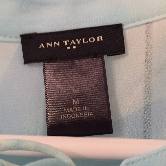 Ann Taylor sheer blouse NWOT - Picture 2 of 3